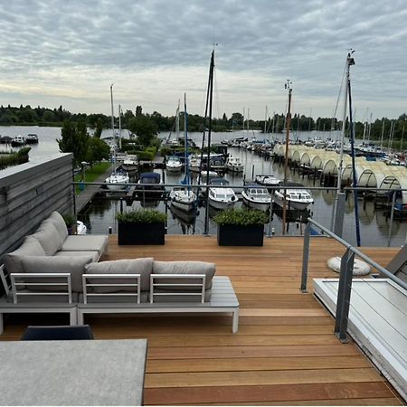 The Boathouse With Boat Villa Aalsmeer Bagian luar foto