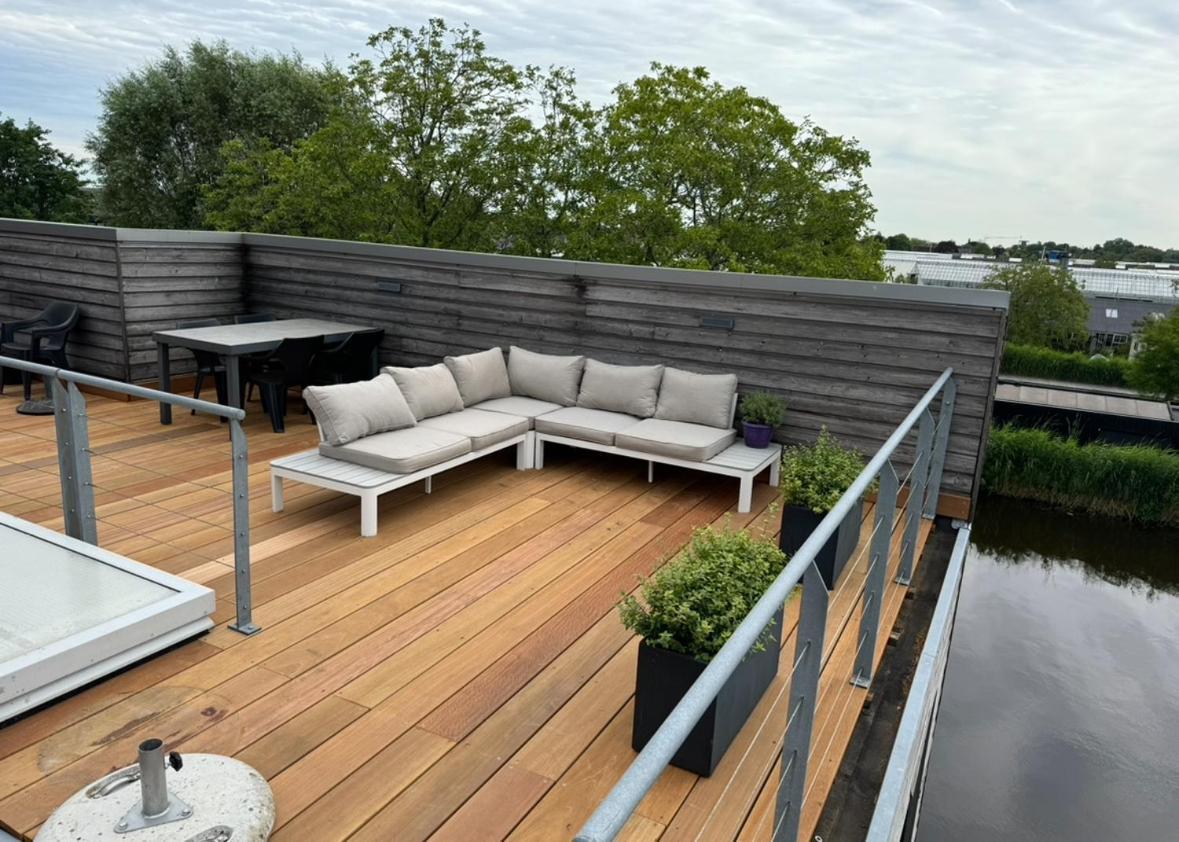 The Boathouse With Boat Villa Aalsmeer Bagian luar foto